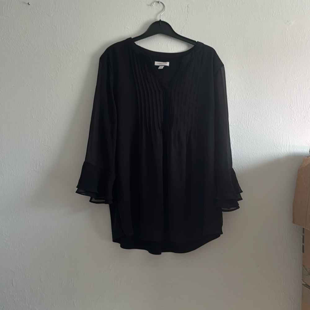Charter Club Black Blouse